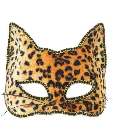 Venetian Half Mask Cat O/S