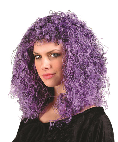 Black/Purple Wig