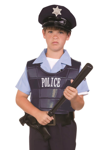 Police Dress Up-Vest & Hat