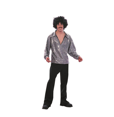 70's Dance Fever- silver shirt/pants