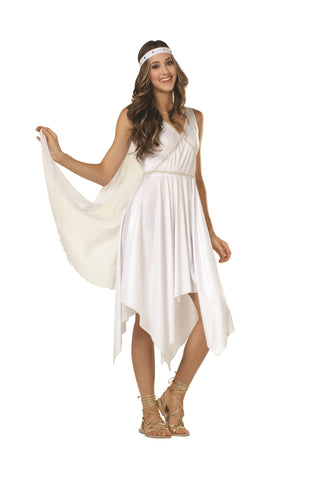 Venus-White Dress w/cape