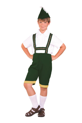 Bavarian Boy-Green Shorts